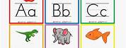 Free Printable Alphabet Cards for Kindergarten