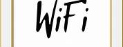 Free Wi-Fi Password Sign Template