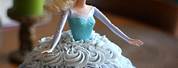 Frozen Barbie Princess Cake