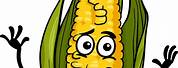 Funny Corn Cob Cartoon