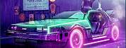 Futuristic Neon Car Color Theme