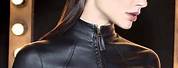 Gal Gadot Wonder Woman Costume Black Leather