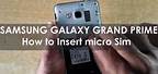 Galaxy Grand Prime Sim Card