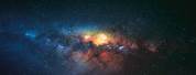 Galaxy and Stars High Resolution Wallpaper