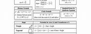 Geometry Vocabulary Reference Sheet Math