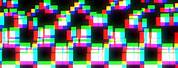 Glitch Pixel Square Background