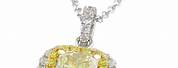 Gold Diamond Pendant Necklace