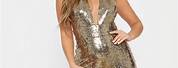 Gold Sequin Jumpsuits for Women