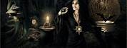 Gothic Halloween Witch Wallpaper