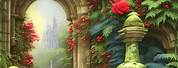 Gothic Rose Garden Screensavers