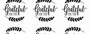 Grateful Tags Free Printable