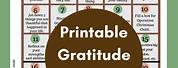 Gratitude Activity Chart for Kids