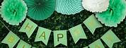 Green Birthday Decorations for Female