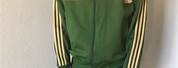 Green Brown and Yellow Adidas Tracksuit