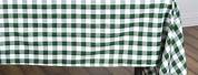 Green Buffalo Plaid Tablecloth