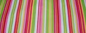 Green and Pink Stripe Outdoor Fabric