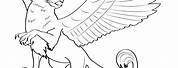 Griffin Head Coloring Pages