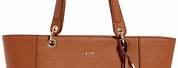 Guess Brown Leather Tote Bag