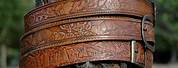 Hand Tooled Leather Belt Clip