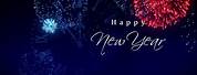 Happy New Year Background for Letter