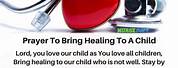 Healing Prayers for Sick Children