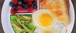 Healthy Breakfast Food Plate