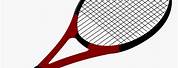 Hole in Tennis Racket Cartoon