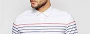 Horizontal Striped Half Sleeve Shirt