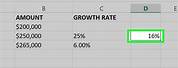 How to Calculate Growth Rate in Excel