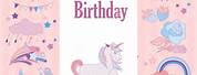Ice Cream and Unicorn Birthday Wishes