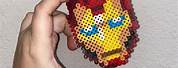 Iron Man Small Head Perler Beads