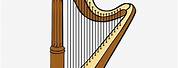 Jack and the Beanstalk Harp Clip Art