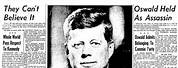 Kennedy Assassination Newspaper Headlines