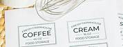 Kitchen Pantry Labels Editable Printable Free