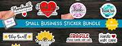 Layout Sticker for Business