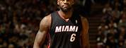 LeBron James 4K Wallpaper Miami Heat