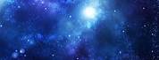 Light Blue Galaxy Background