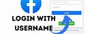 Log into Facebook with Username