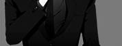 Loki in a Black Suit Red Tie Anime