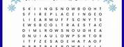 Looking for Free Printable Winter Word Search