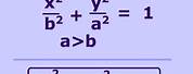 Major Axis Equation