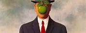 Man with Apple for Face
