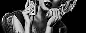 Marilyn Monroe Art Black Background