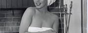 Marilyn Monroe with a Towel Wrapped Around