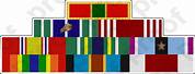 Military Ribbons Car Stickers