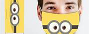 Minion Face Mask Dry