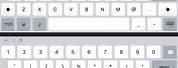 Mobile Keyboard iOS Layout