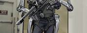 Modern Combat Suit with an Exoskeleton