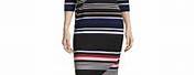 Multicolor Horizontal Striped Dress