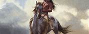 Native American Warrior Spear
